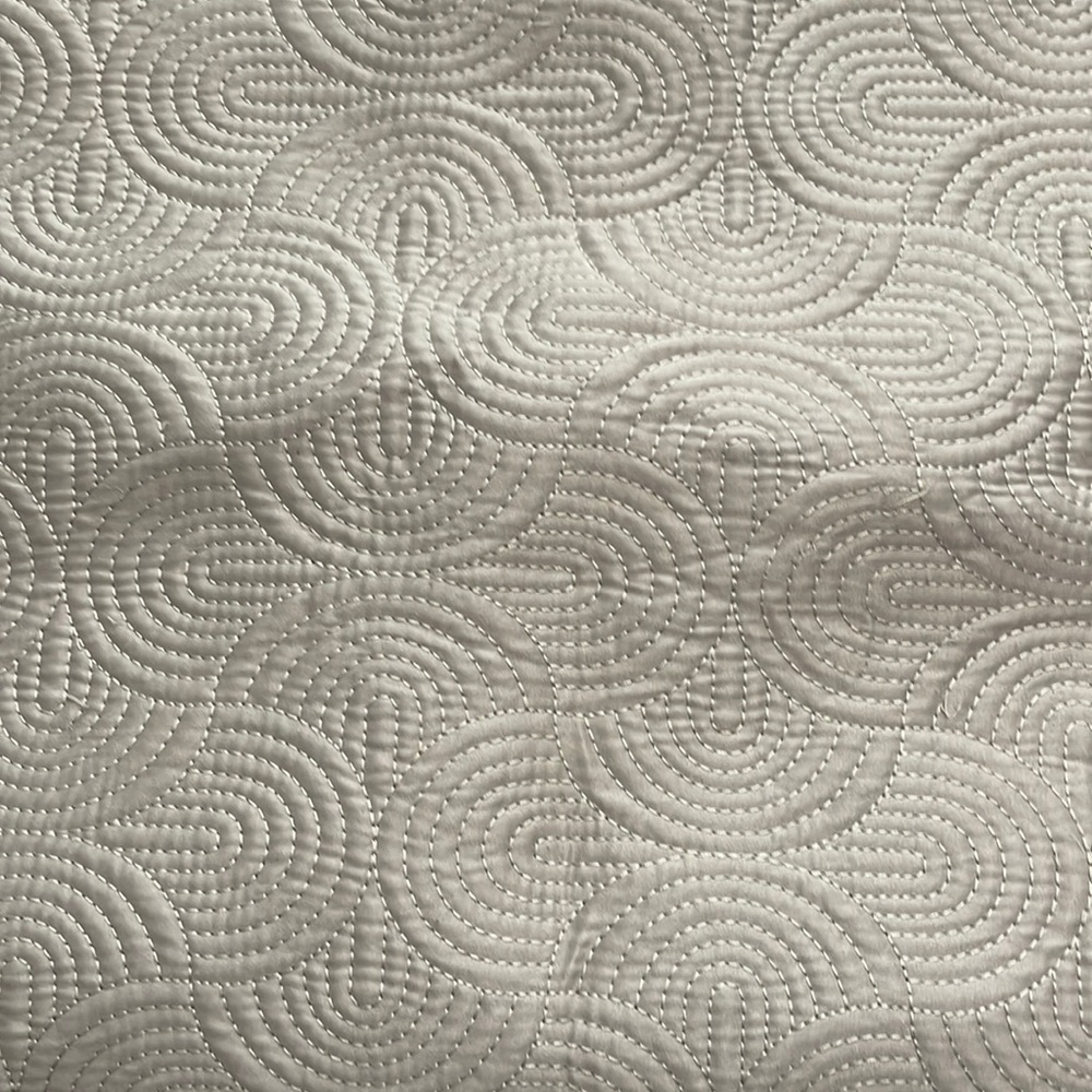 Nicole Miller Cream European Accent Pillow Covers (2) 26 x26